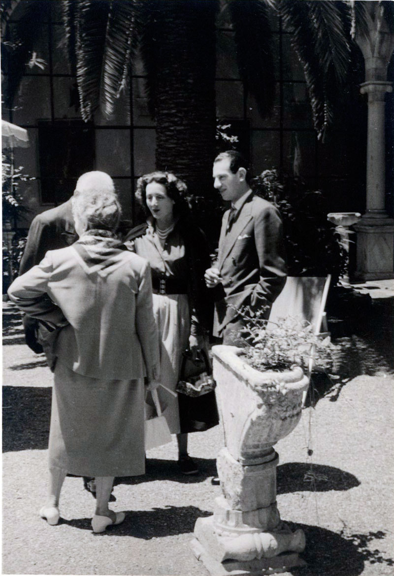 Vittorio Cini, Yana e Fabrizio Alliata di Montereale